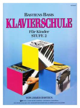 Kjos Music Company Bastiens Basis Klavierschule für Kinder Stufe 2 Taschenbuch Sheet Music