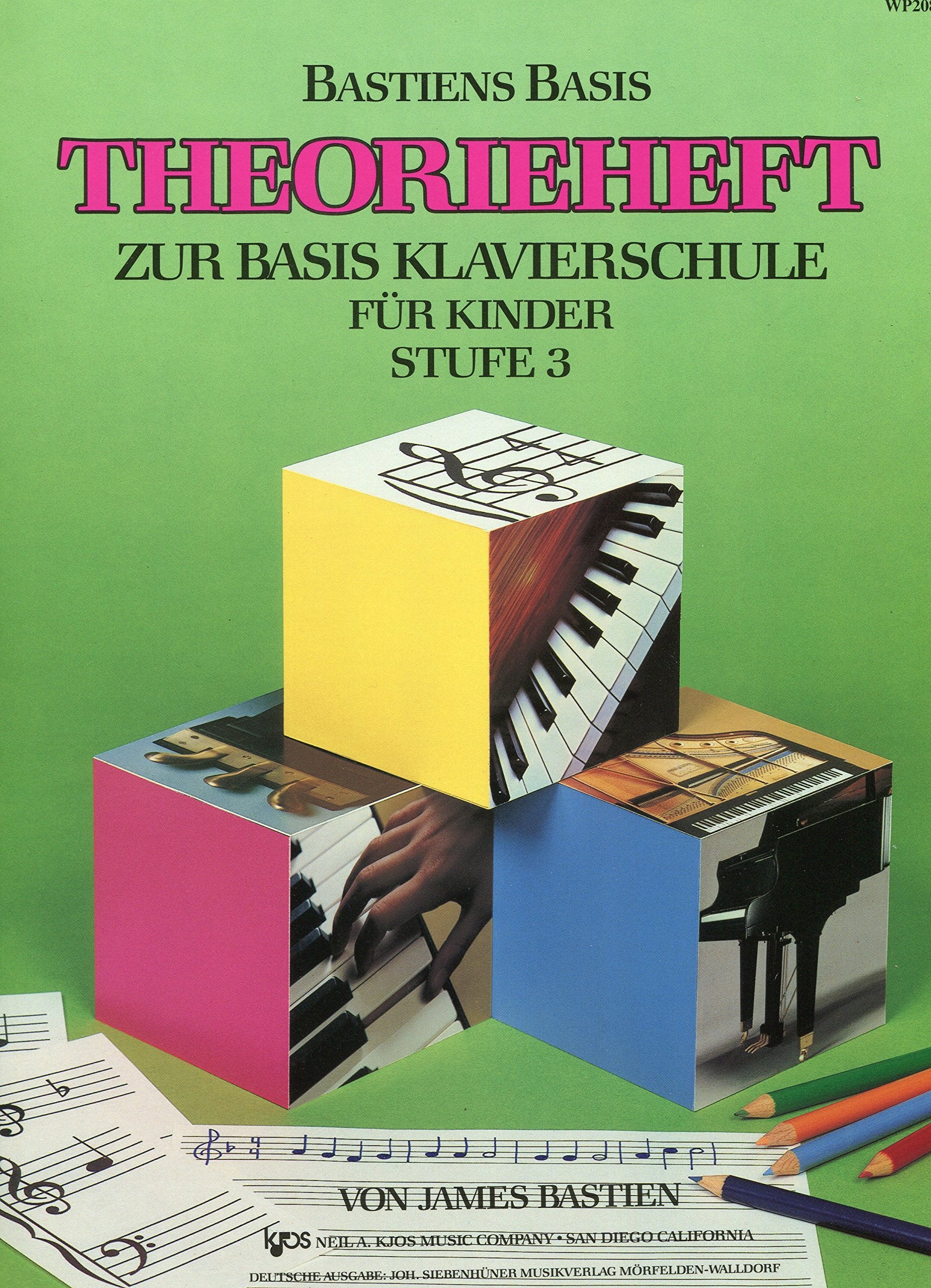 Bastiens Basis Theorieheft zur Basis Klavierschule für Kinder. Stufe 3 Books