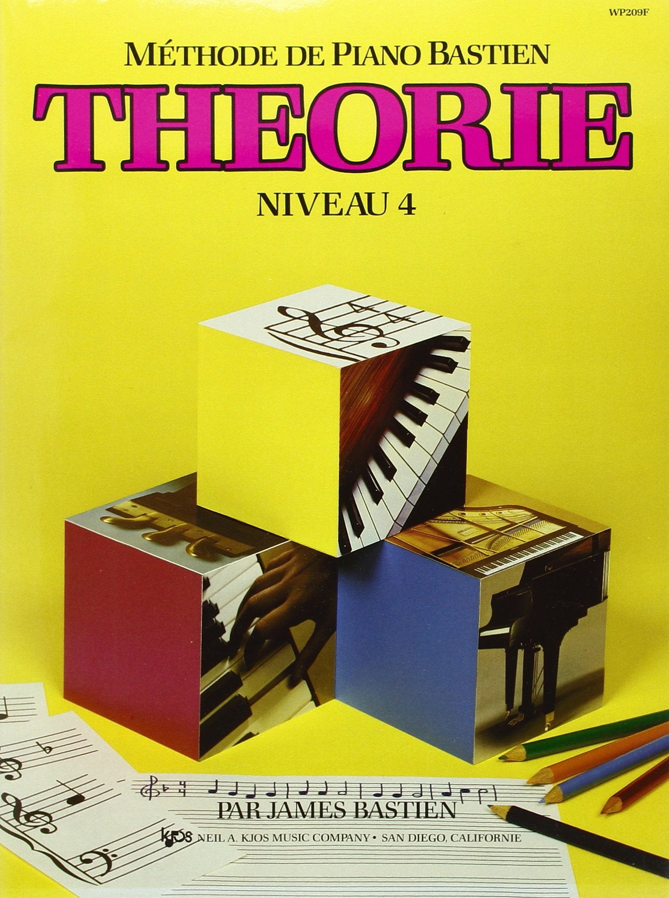 Bastien James Methode De Piano Bastien Theorie Niveau 4 Pf Bk French book