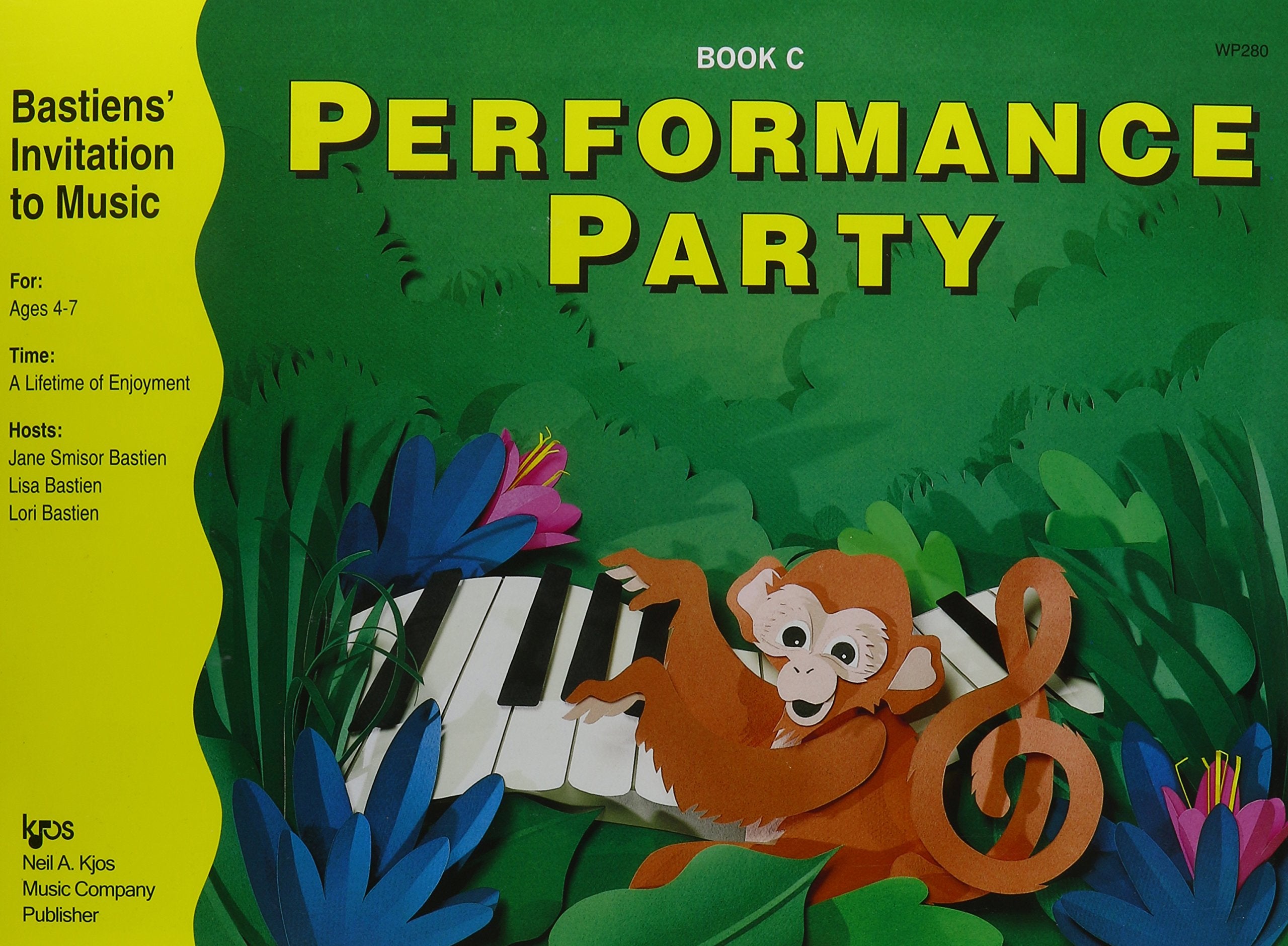 Performance Party - Book C: Bastiens' Invitation to Music Leisure, Home & Garden