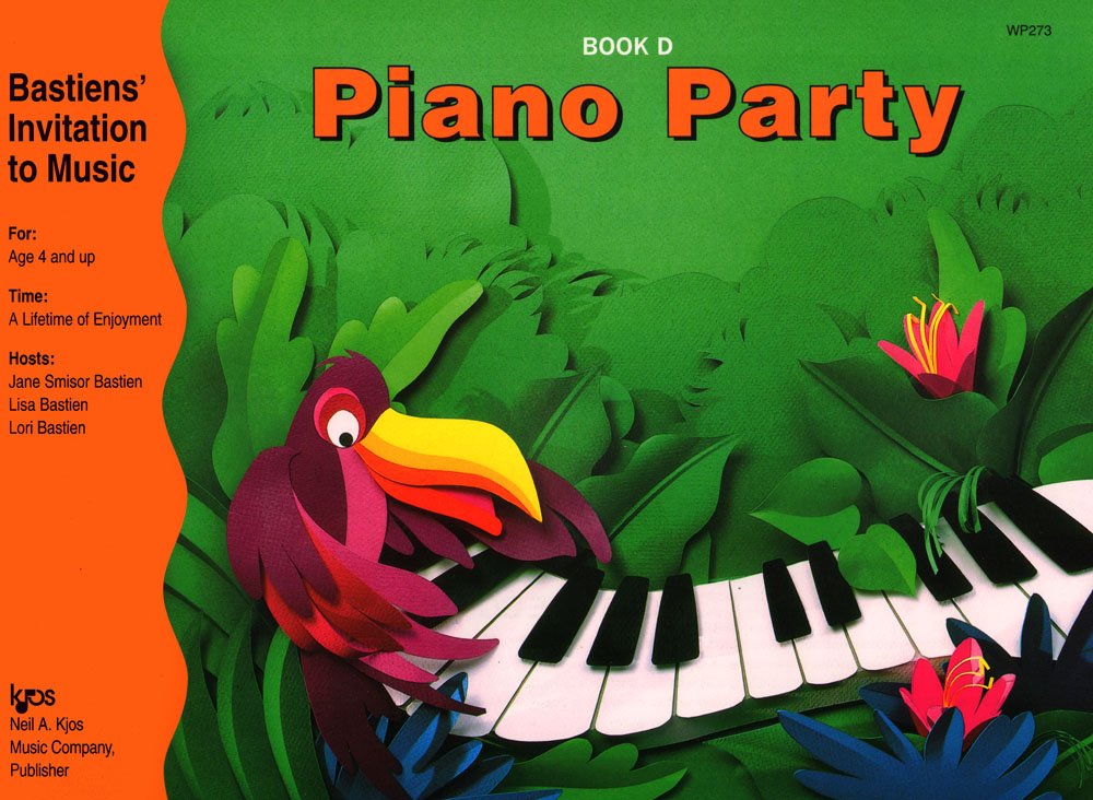 WP273 - Bastiens Invitation to Music Piano Party Book D Sheet Music