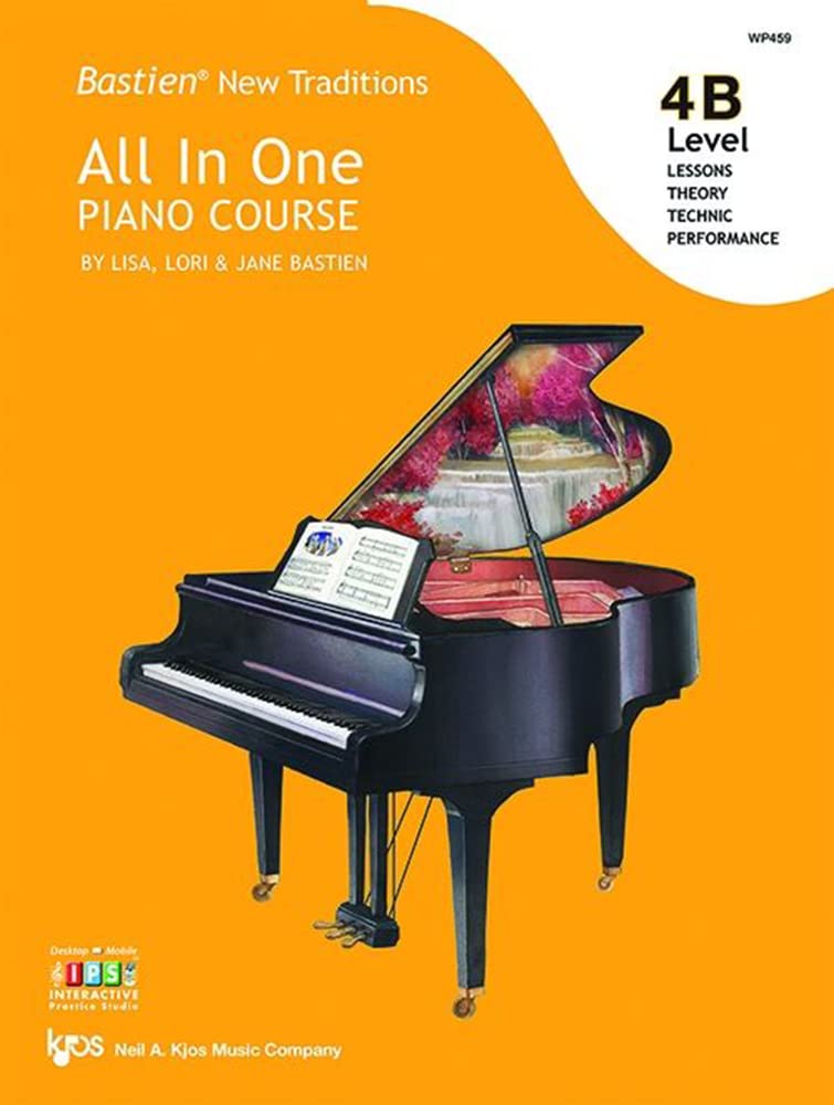 WP459 - Bastien New Traditions - All in One Piano Course - Level 4B Sheet Music