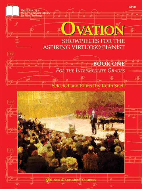 GP611 - Ovation - Showpieces for the Aspiring Virtuoso Pianist - Book 1 Sheet Music