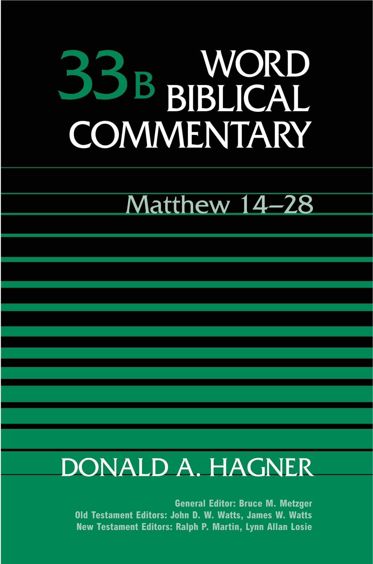 Product Image: Matthew 14-28 (Word Biblical Commentary)