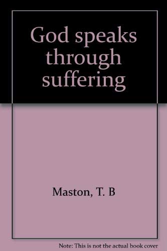 Product Image: God speaks through suffering