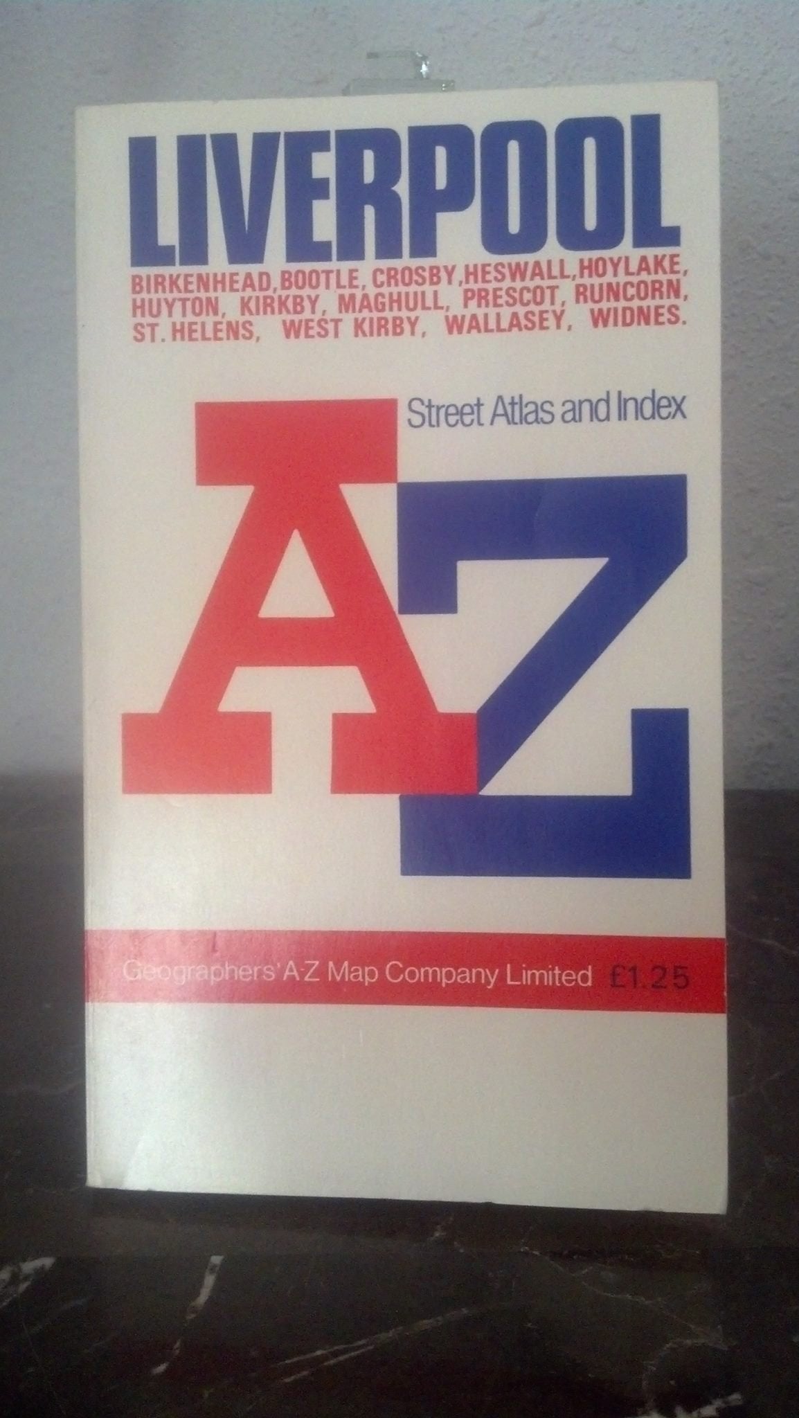 A-Z Atlas of Liverpool (Street Atlas) Books