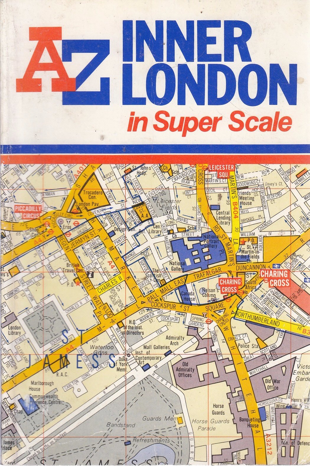 A. to Z. Super Scale Atlas of Inner London: 1m-9". (London Street Atlases) Leisure, Home & Garden