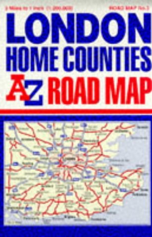 London Home Counties (A-Z 3 Miles to 1 Inch S.) Leisure, Home & Garden