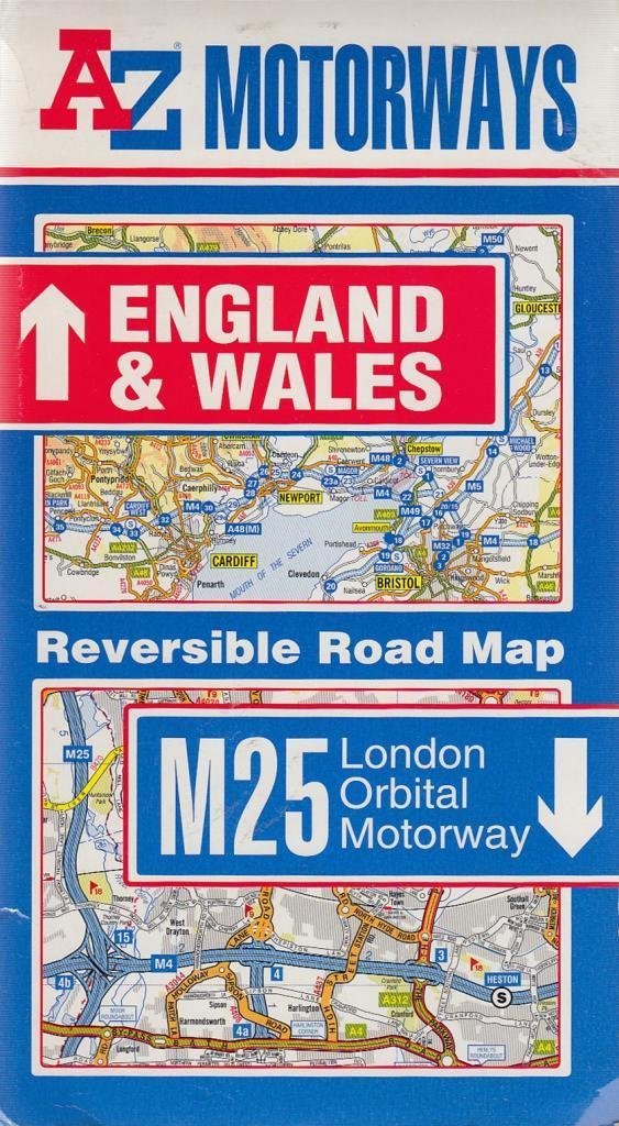 A. to Z. Motorways Map of England and Wales and the M25 Maps & Plans