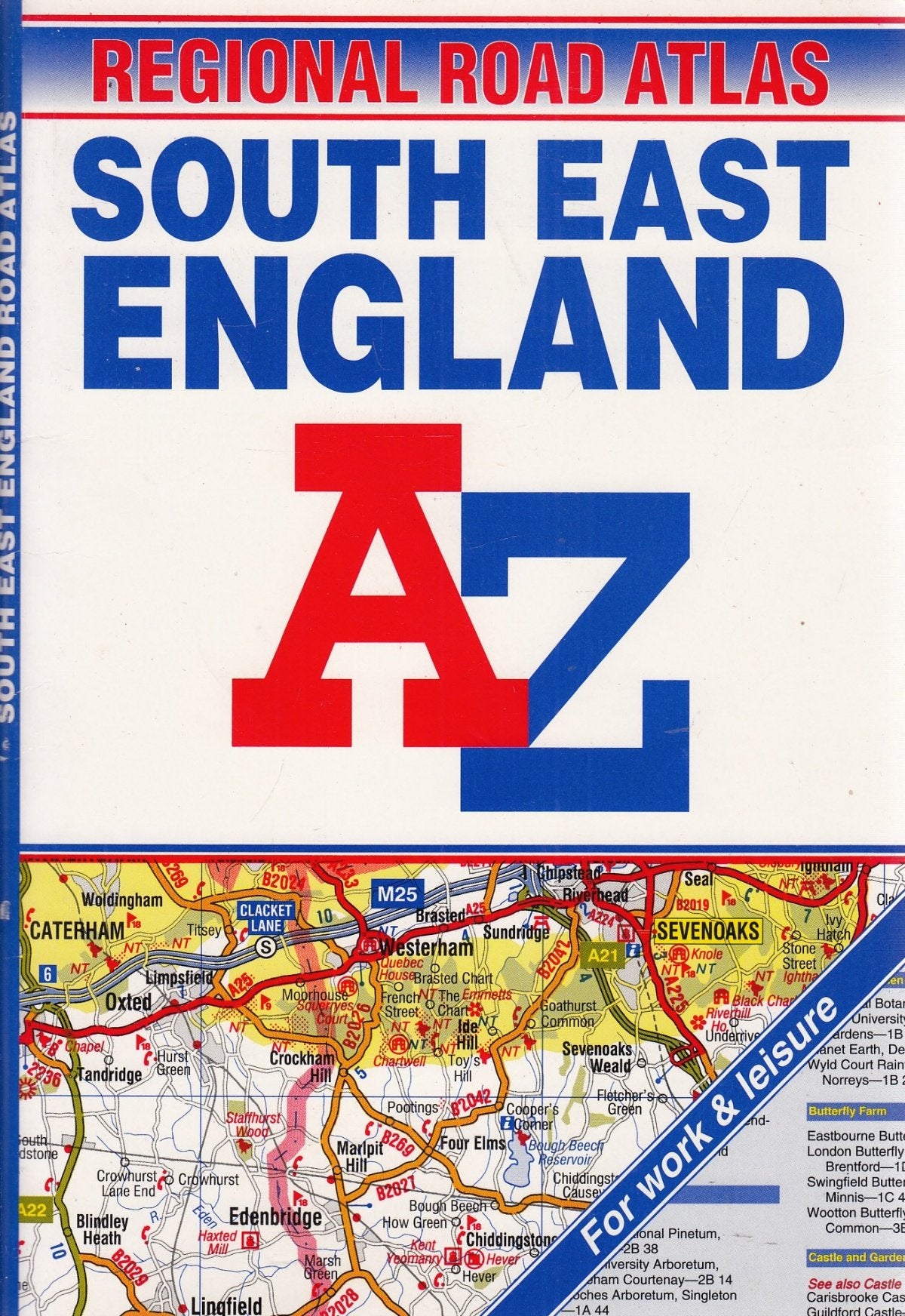 A. to Z. Regional Road Atlas of South East England Leisure, Home & Garden