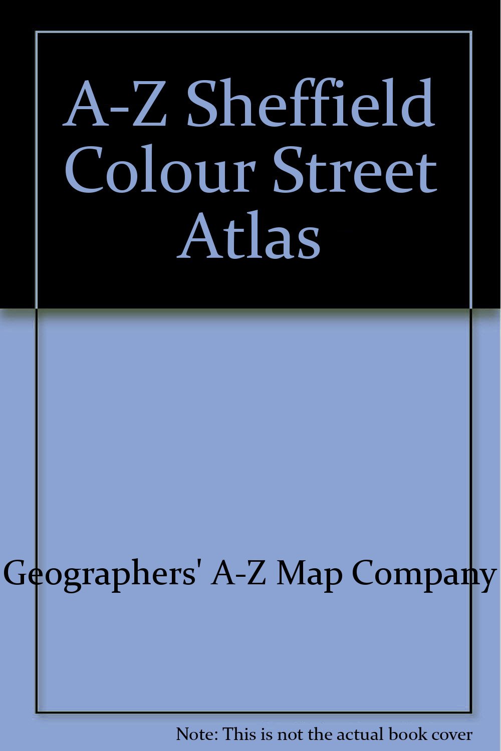 A-Z Sheffield Colour Street Atlas book