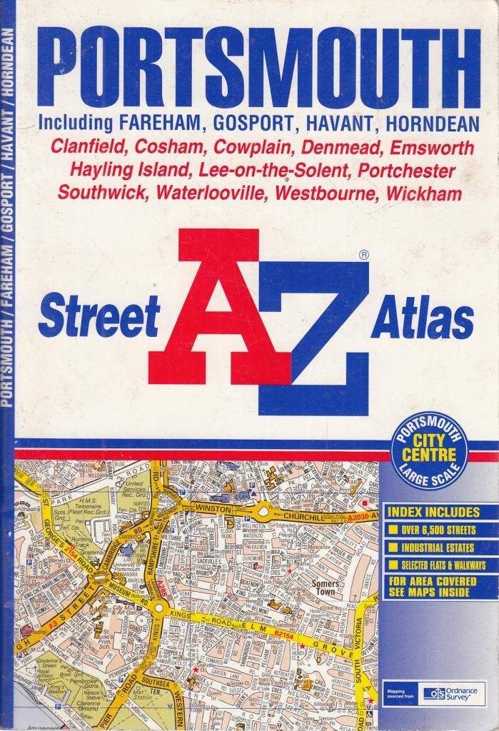 A-Z Portsmouth Street Atlas Leisure, Home & Garden