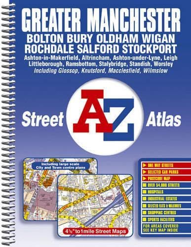 A-Z Street Atlas of Greater Manchester (A-Z Street Maps & Atlases) Leisure, Home & Garden