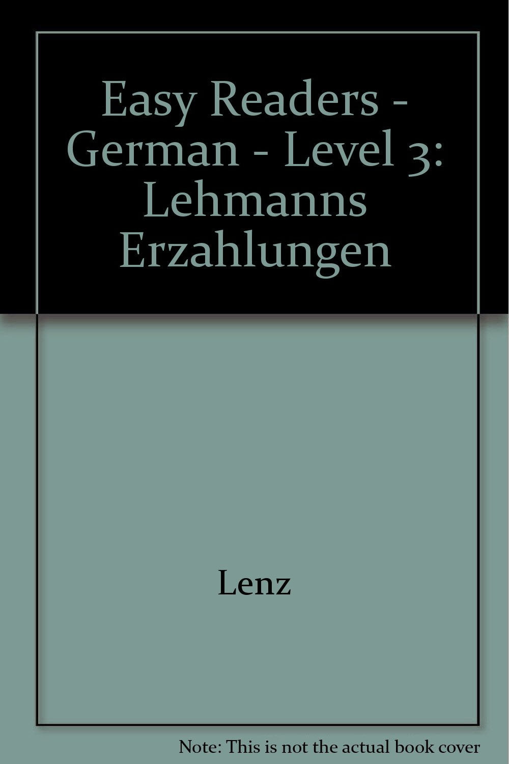 Easy Readers - German - Level 3: Lehmanns Erzahlungen Learning & Reference