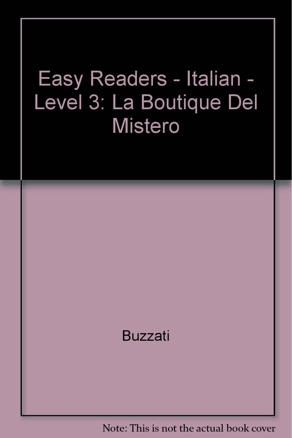La Boutique Del Mistero (Easy Readers - Italian - Level 3) Learning & Reference
