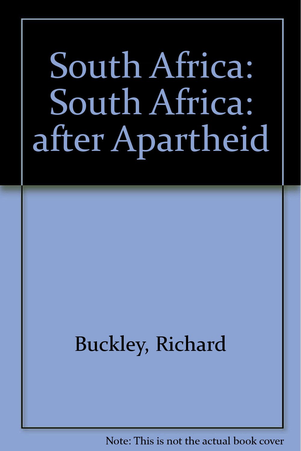 South Africa: South Africa: after Apartheid Politics & History