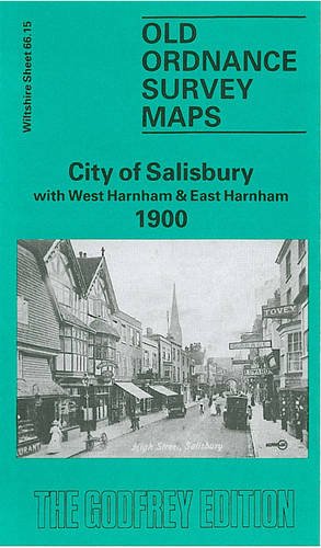 City of Salisbury 1900: Wiltshire Sheet 66.15 (Old O.S. Maps of Wiltshire) Maps & Plans