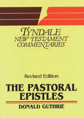 Product Image: Pastoral Epistles: An Introduction and Commentary