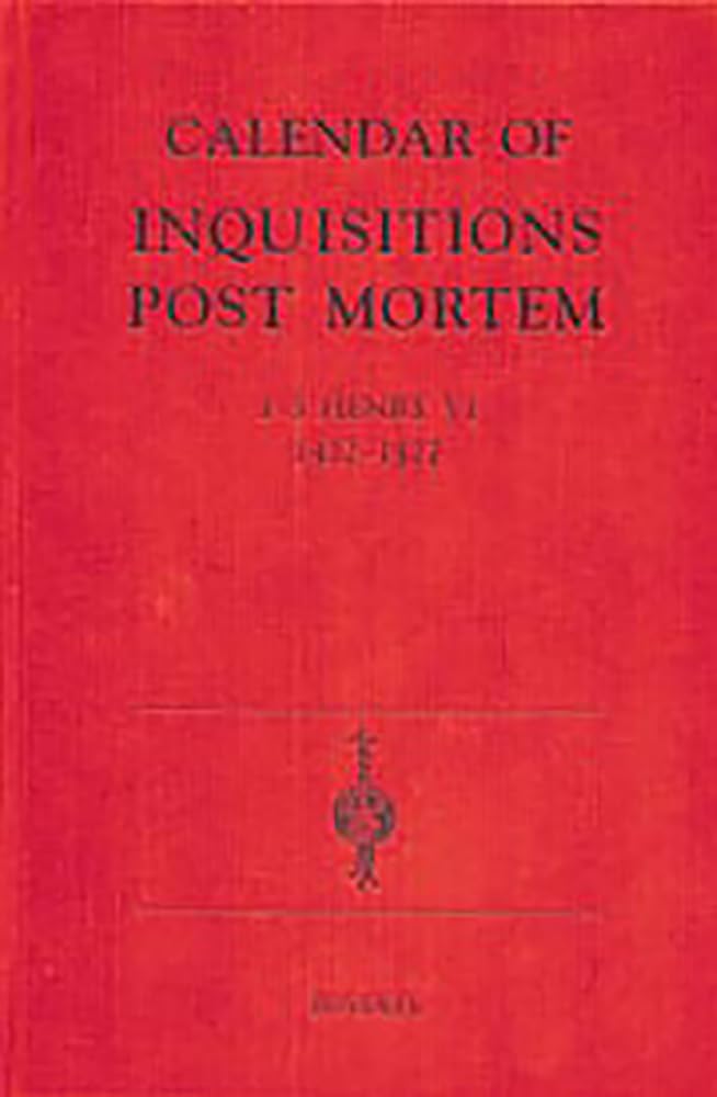 Calendar of Inquisitions Post-Mortem and Other Analogous Documents Preserved in the Public Record Office XXII Law