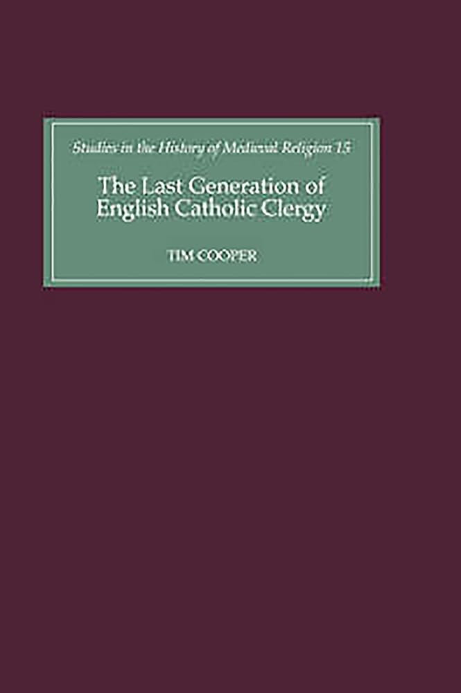 The Last Generation of English Catholic Clergy Fiction