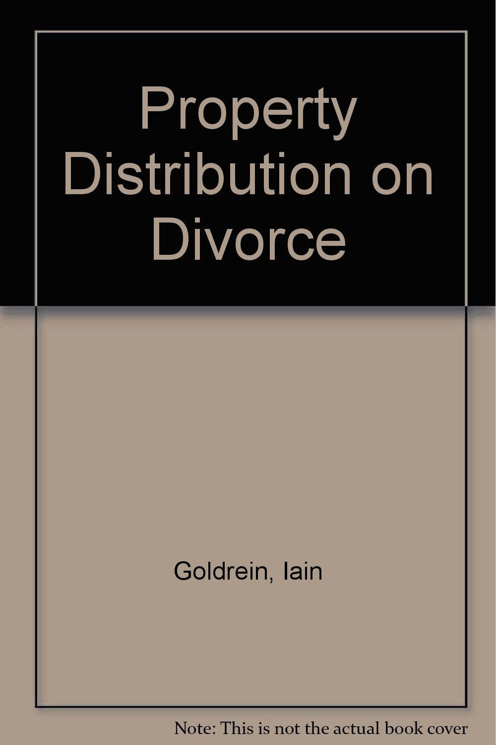 Property Distribution on Divorce Books