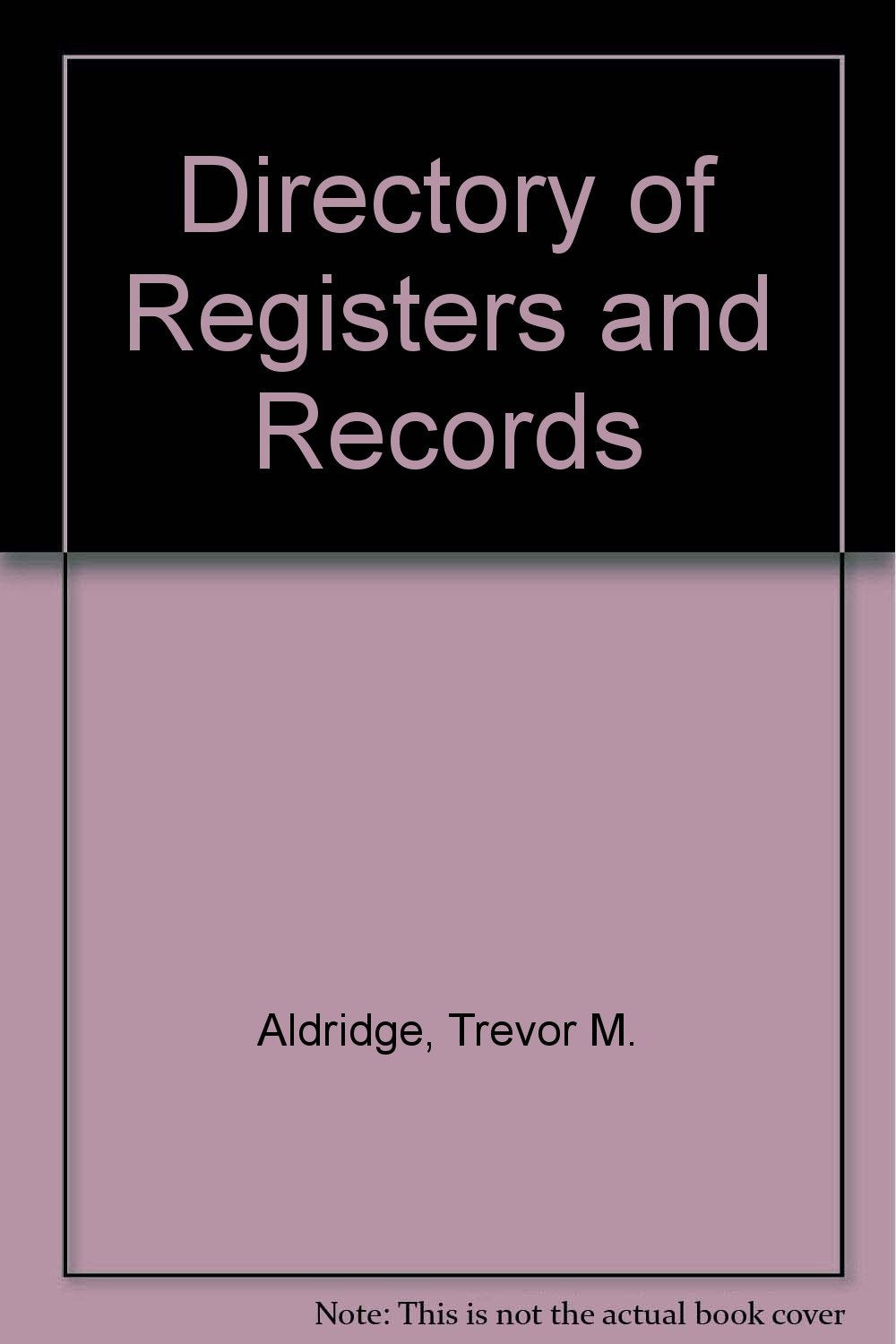 Directory of Registers and Records Law