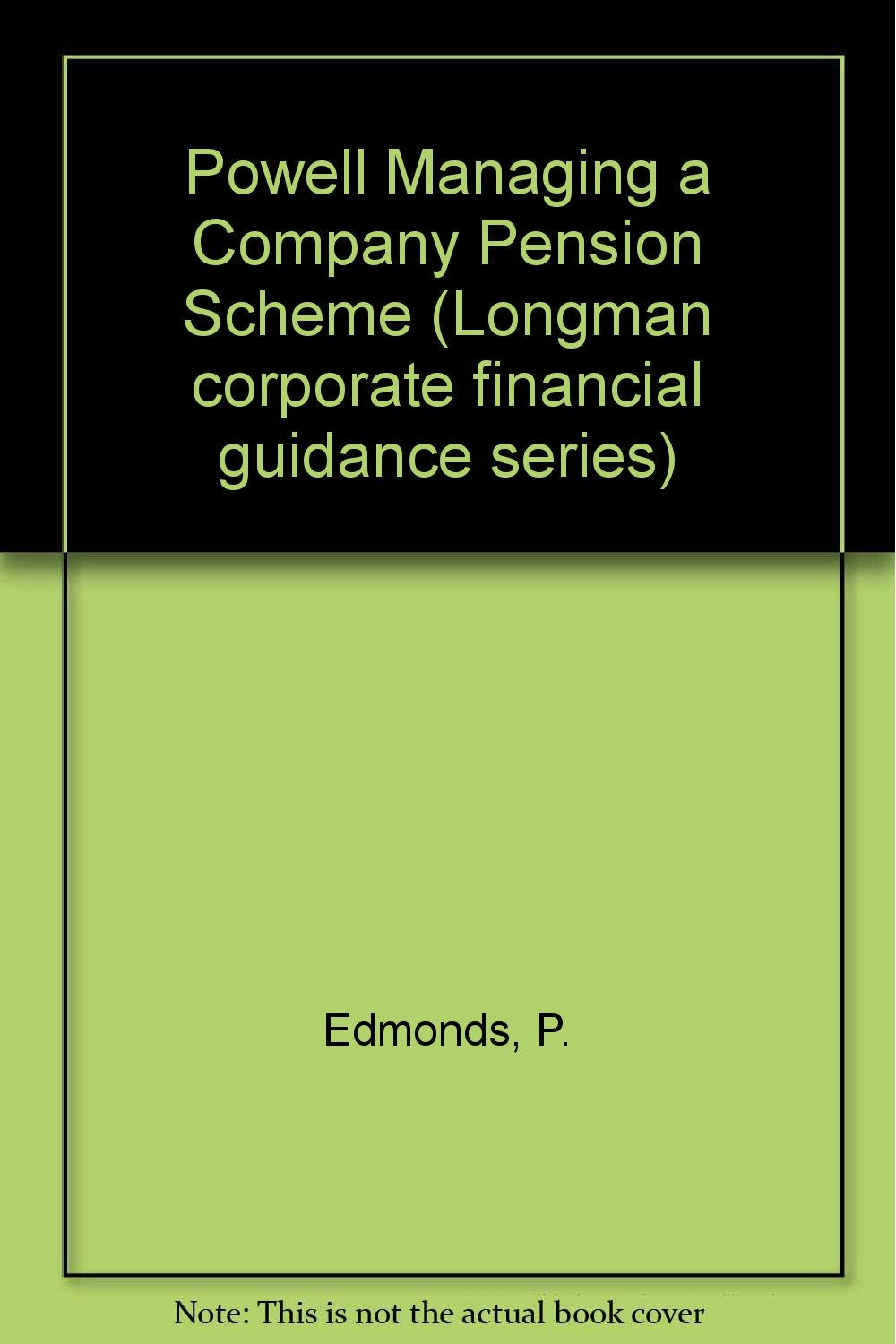 Product Image: Powell Managing a Company Pension Scheme