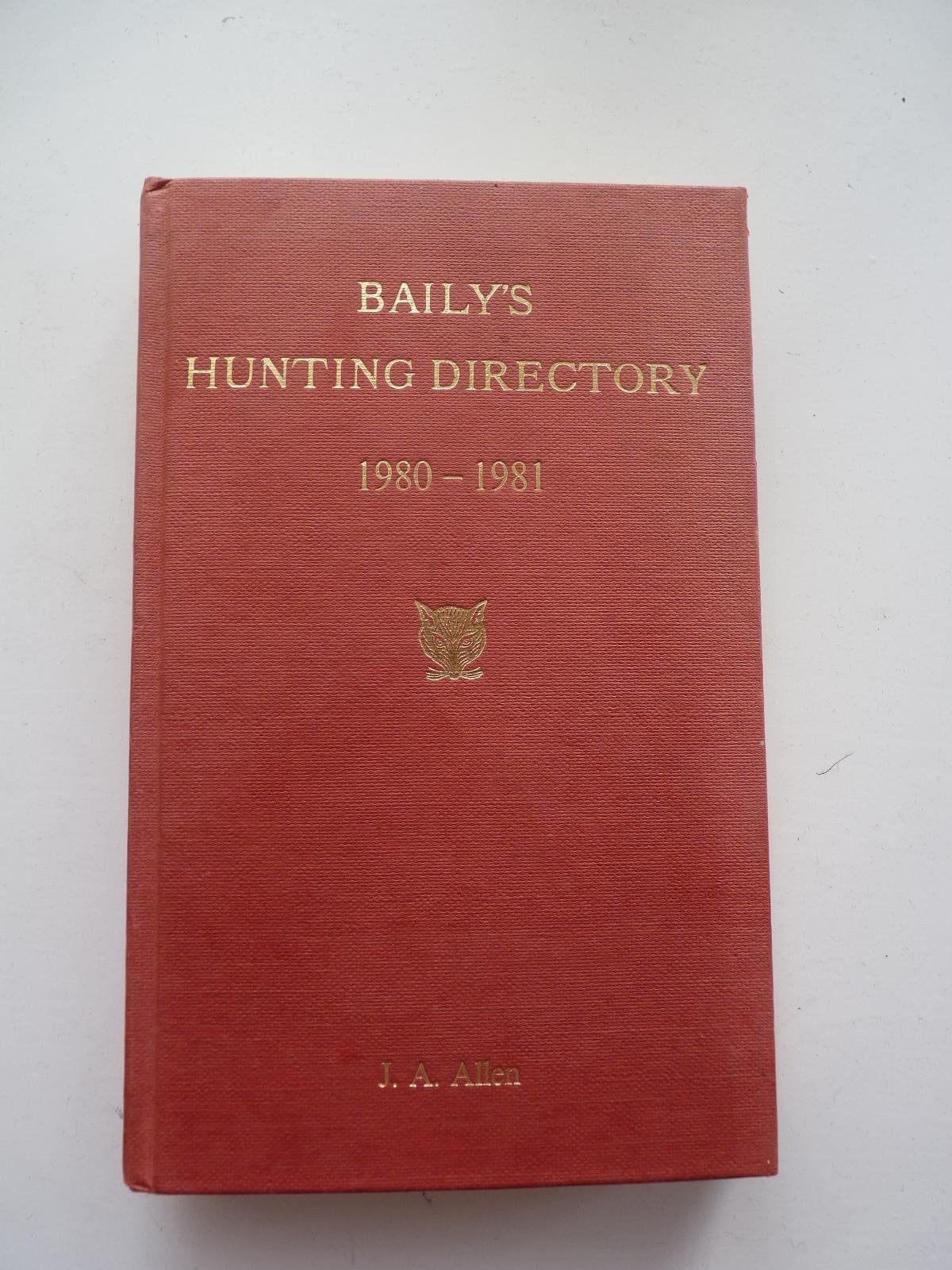 Baily's Hunting Directory, 1980-1981 Books