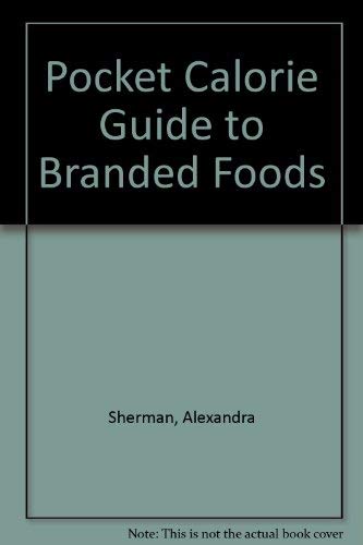 Pocket Calorie Guide to Branded Foods Books