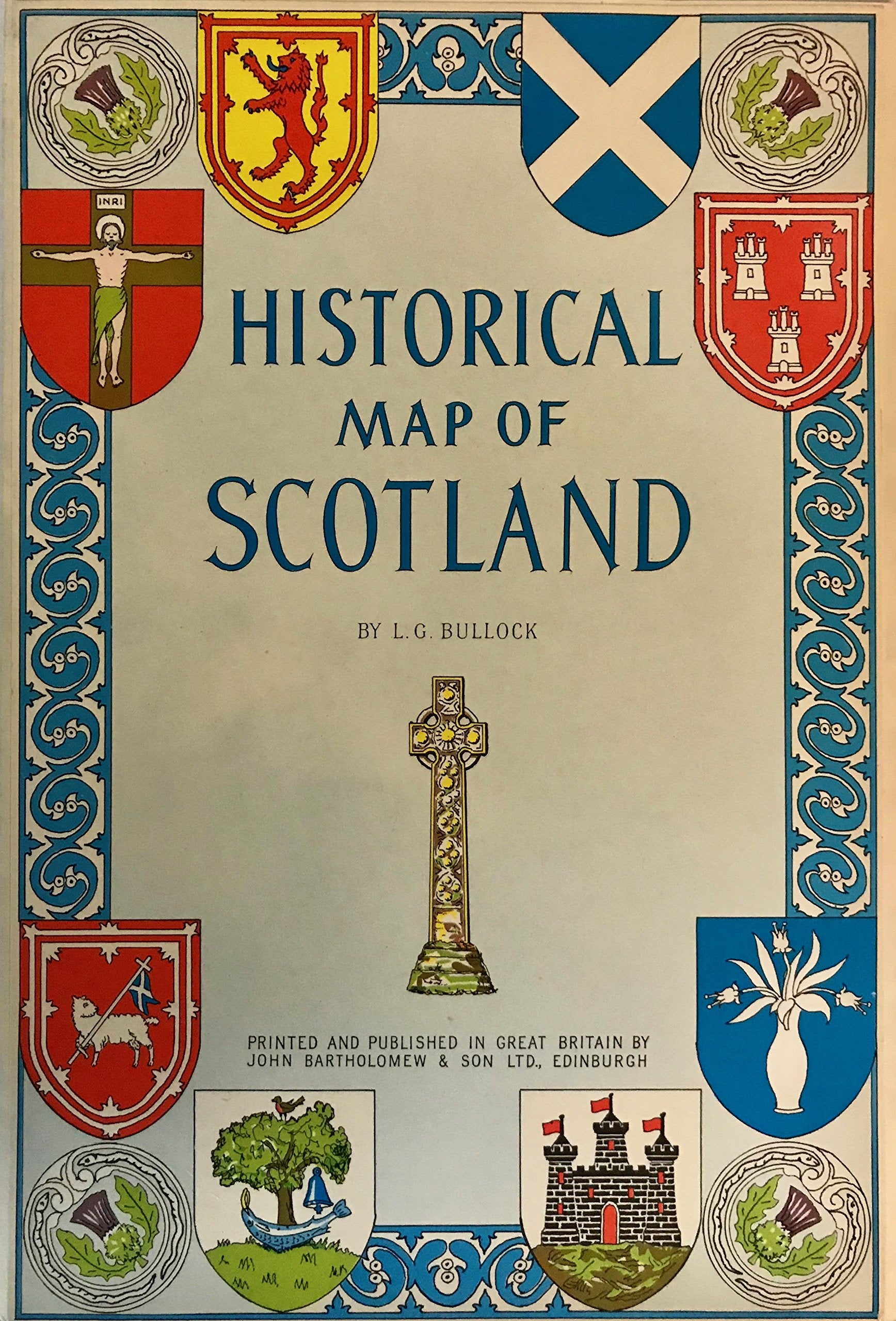 Historical Scotland: Pictorial Map Geology & Geography
