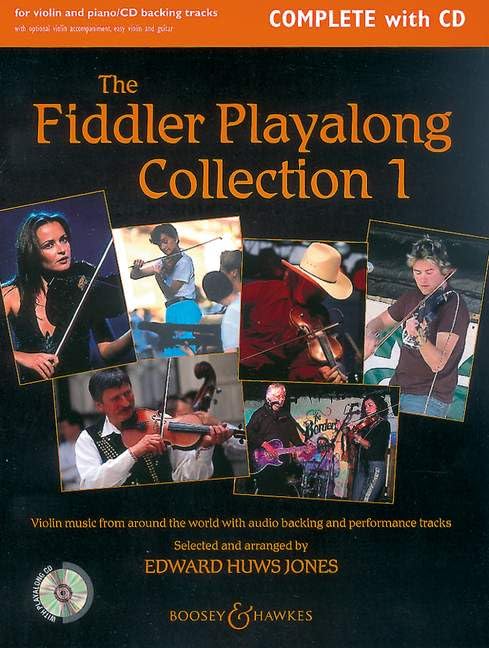 The Fiddler Playalong Collection: Violin music from around the world. Vol. 1. Violine (2 Violinen) und Klavier, Gitarre ad libitum. Ausgabe mit CD.: Violin/ Easy Violin (Fiddler Collection) Sheet Music