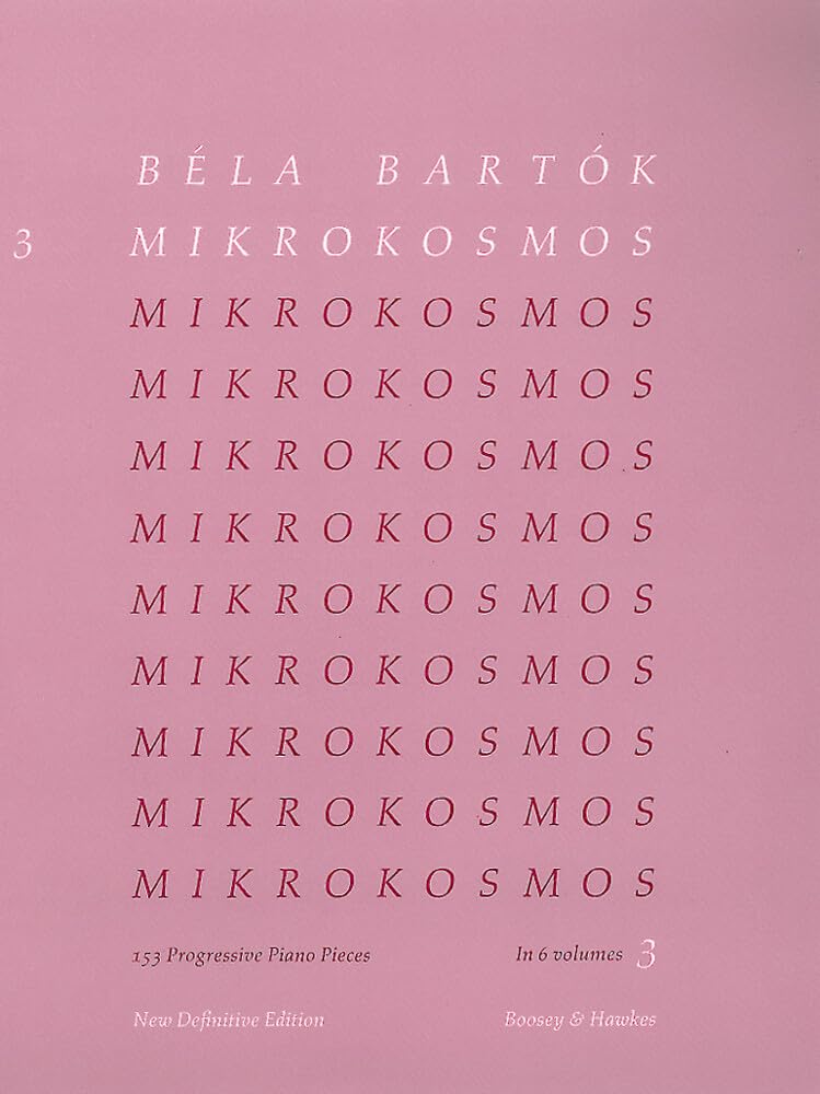 Mikrokosmos Volume 3 (Pink) Sheet Music