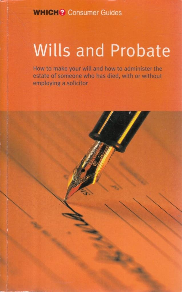 Product Image: Wills and Probate ("Which?" Consumer Guides)