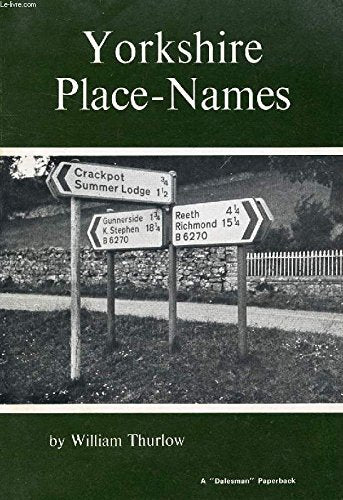 Product Image: Yorkshire Place Names