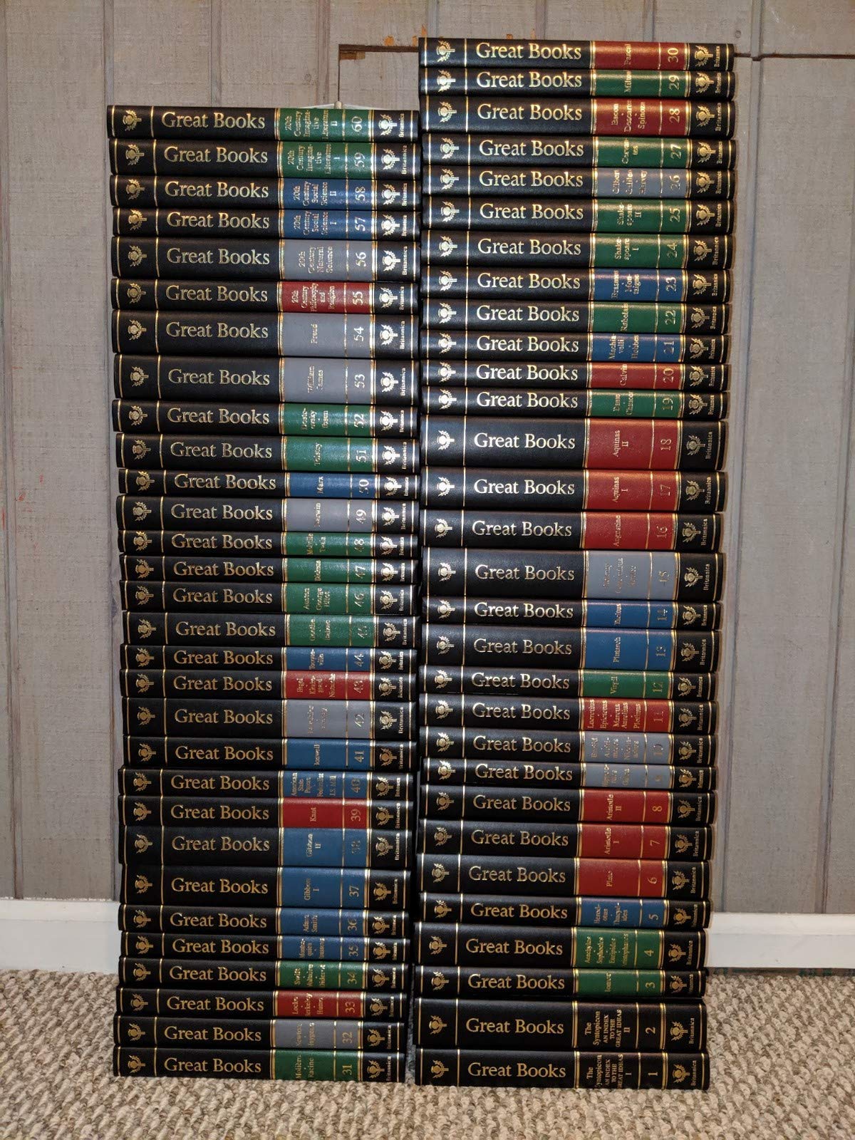 Great Books of the Western World: Heirloom Edion in 60 Bänden Contemporary literature