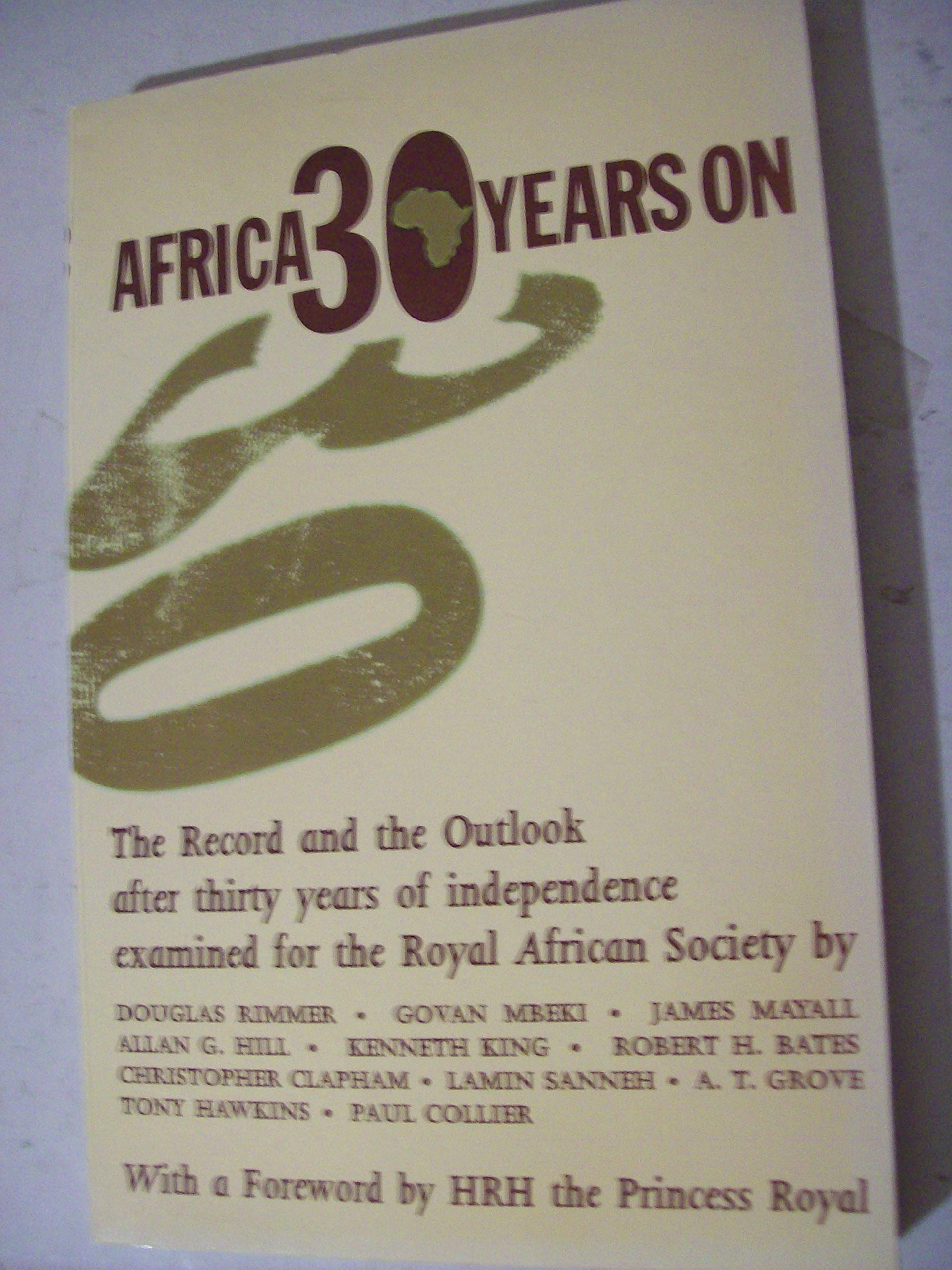 Africa - Thirty Years on: The Record and the Outlook Computer Science