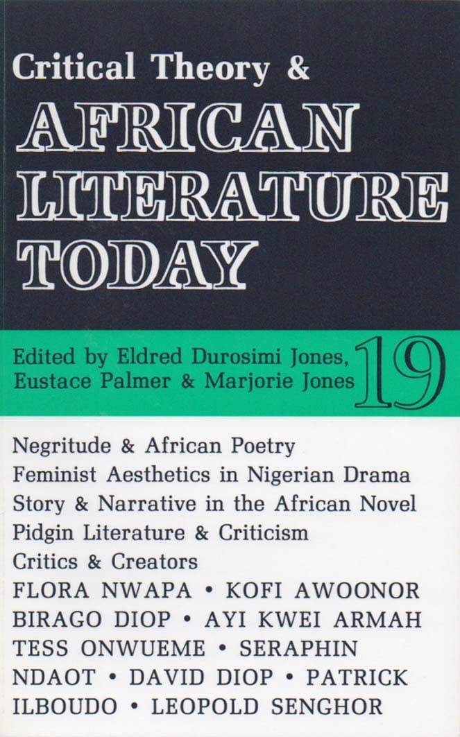 Alt 19 Critical Theory and African Literature Today Contemporary literature