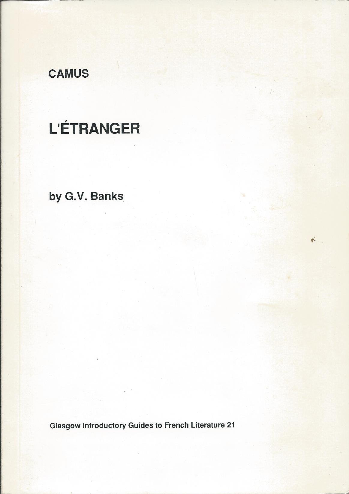 Camus' "L'Etranger" (Glasgow Introductory Guides to French Literature) Contemporary literature