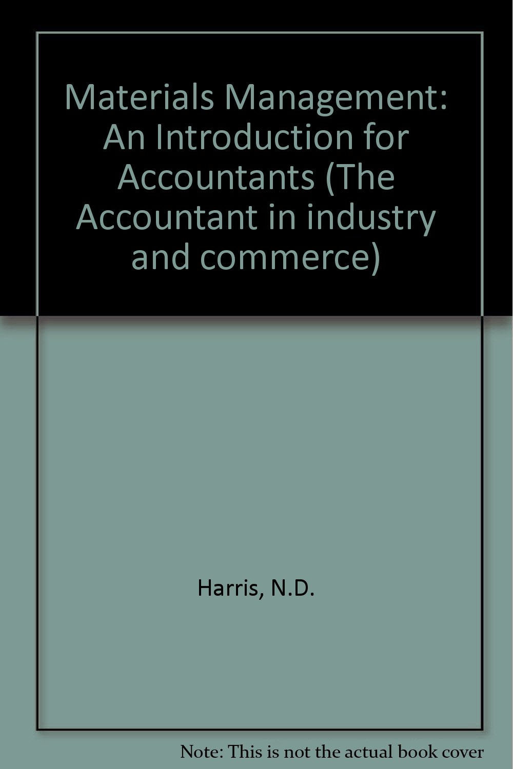 Product Image: Materials Management: An Introduction for Accountants