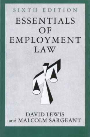 Essentials of Employment Law (People & organisations) Law