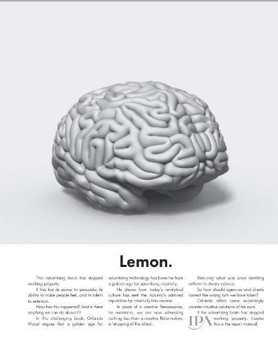 Lemon. How the advertising brain turned sour. Film, Art & Culture