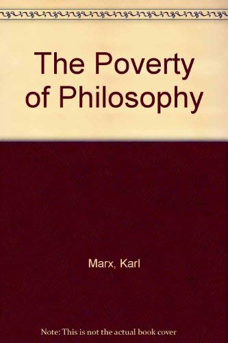 The Poverty of Philosophy Social Sciences