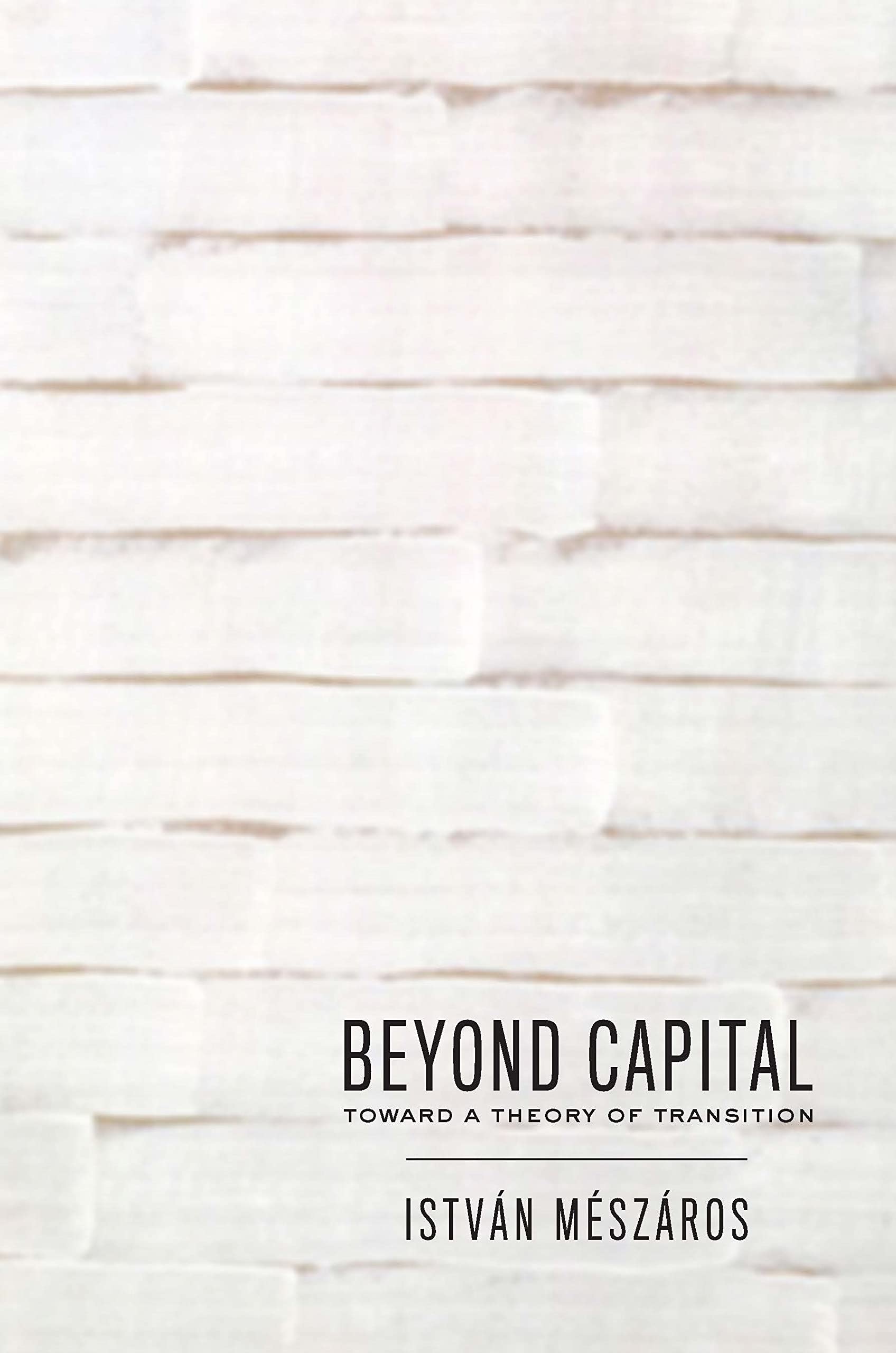 Beyond Capital: Toward a Theory of Transition Social Sciences