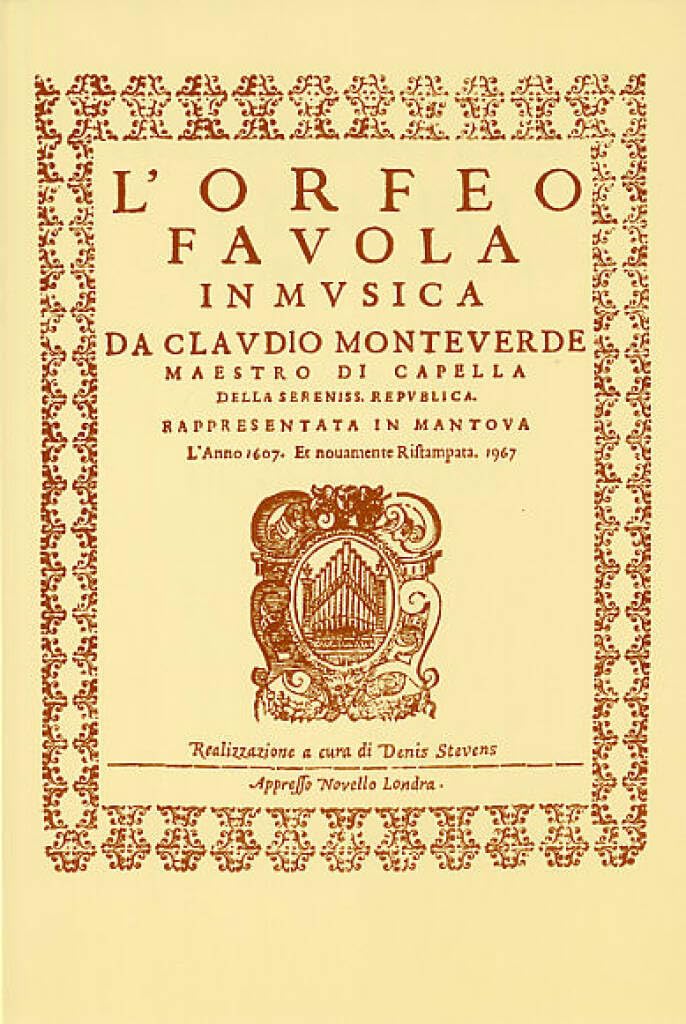 Claudio Monteverdi: l'Orfeo - Favola in Musica Sv.318 Social Sciences