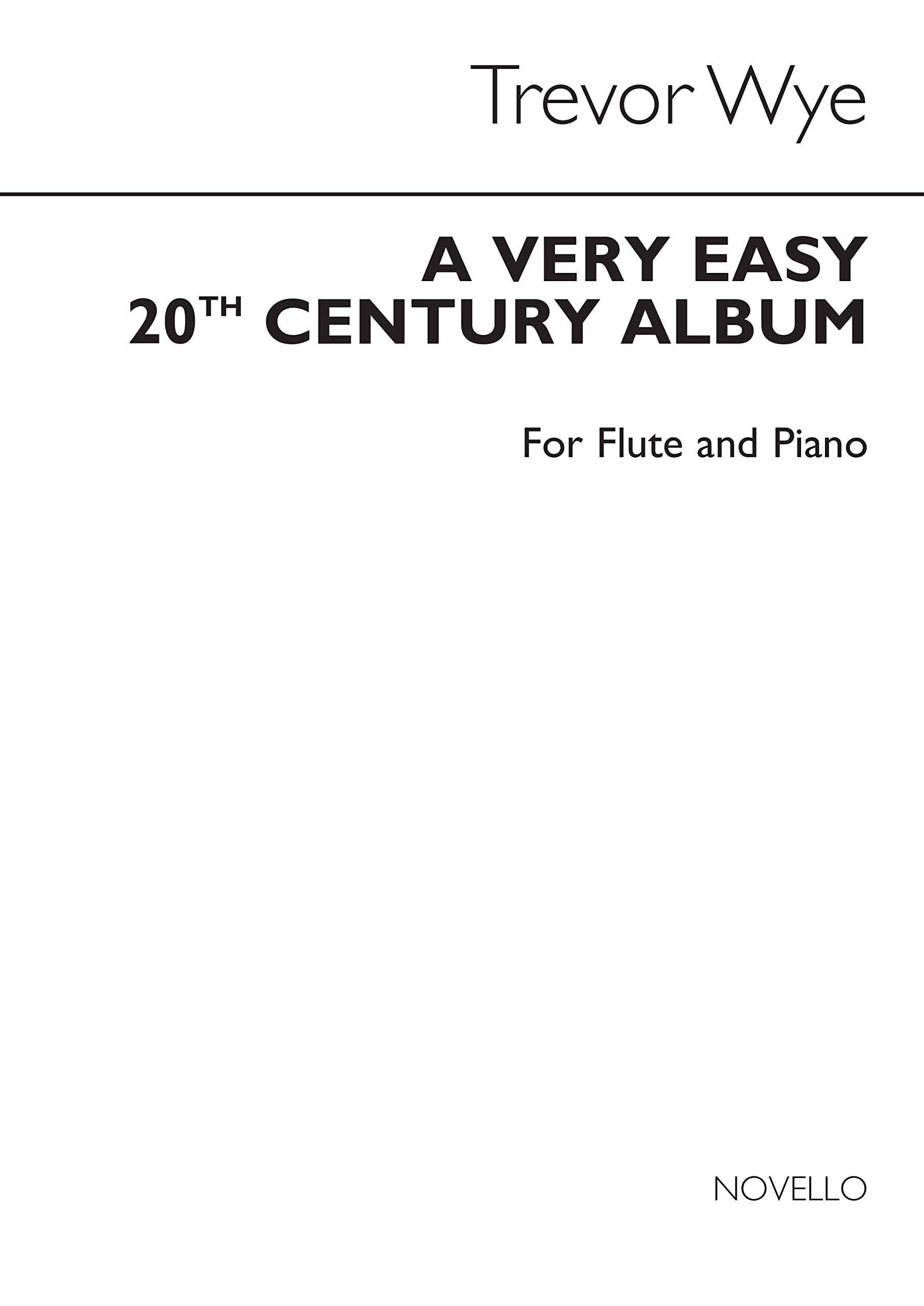 A Very Easy 20th Century Album. Flöte mit Begleitung. Sheet Music