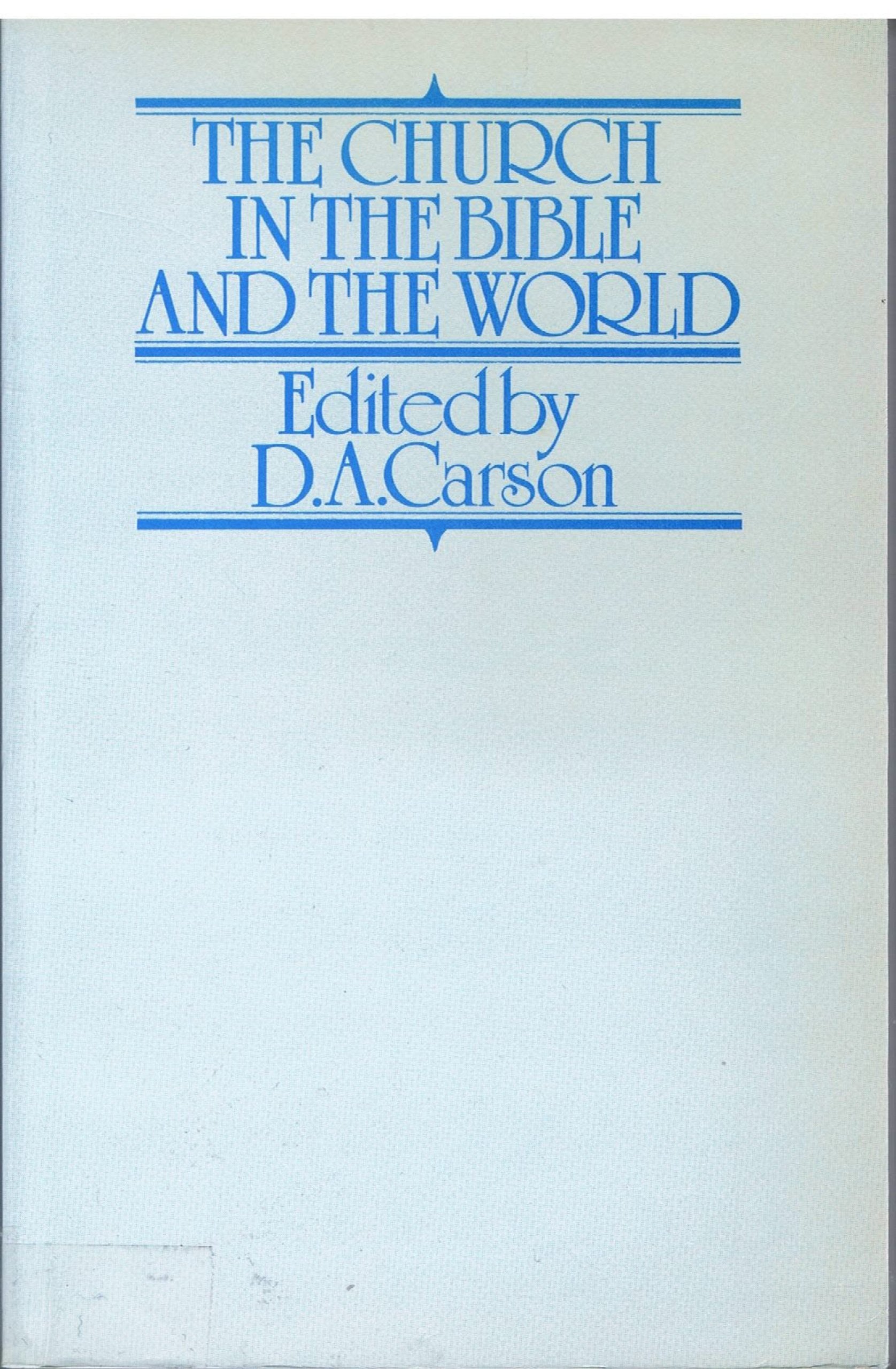 Church in the Bible and the World Religion & Esotericism