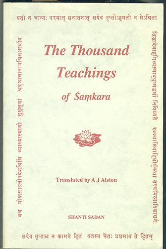 The Thousand Teachings of Shankara book