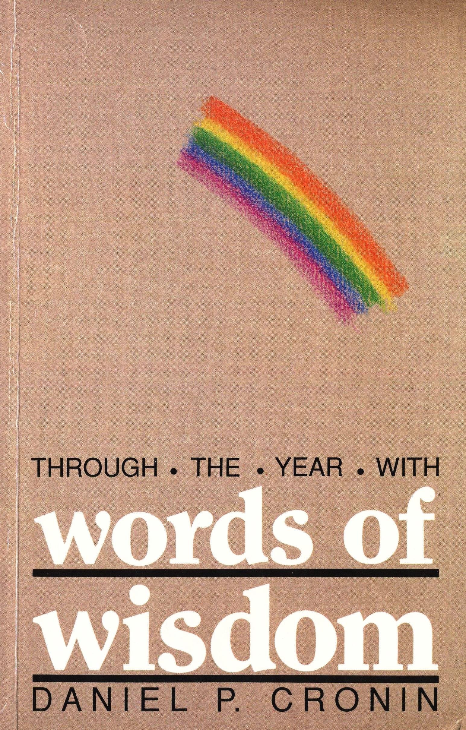 Through the Year with Words of Wisdom book