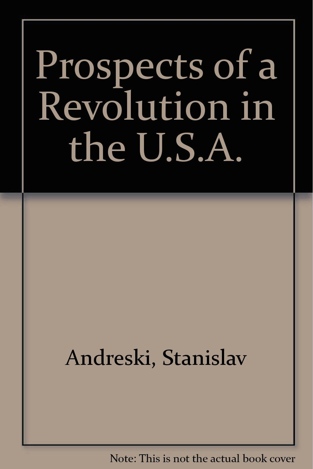 Prospects of a Revolution in the U.S.A. Books