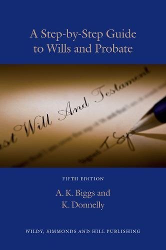 Product Image: A Step-by-Step Guide to Wills and Probate